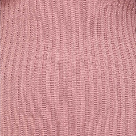 🎀 LAST ONE 🎀 Mauve Ribbed Sexy Midi Fall Bodycon Dress (B) - Picture 6 of 8